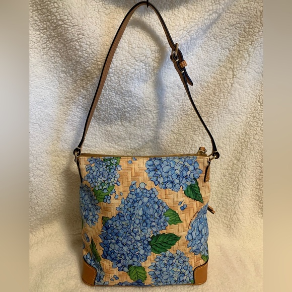 Dooney & Bourke Hydrangea Basketweave Shoulder Bag - Picture 2 of 14
